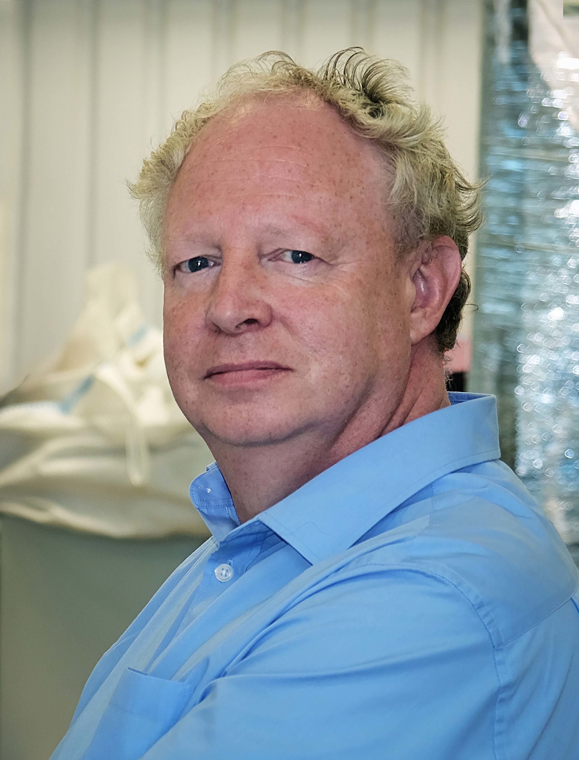 Director and co-owner Paul Walker & First Light Lamps in Ely