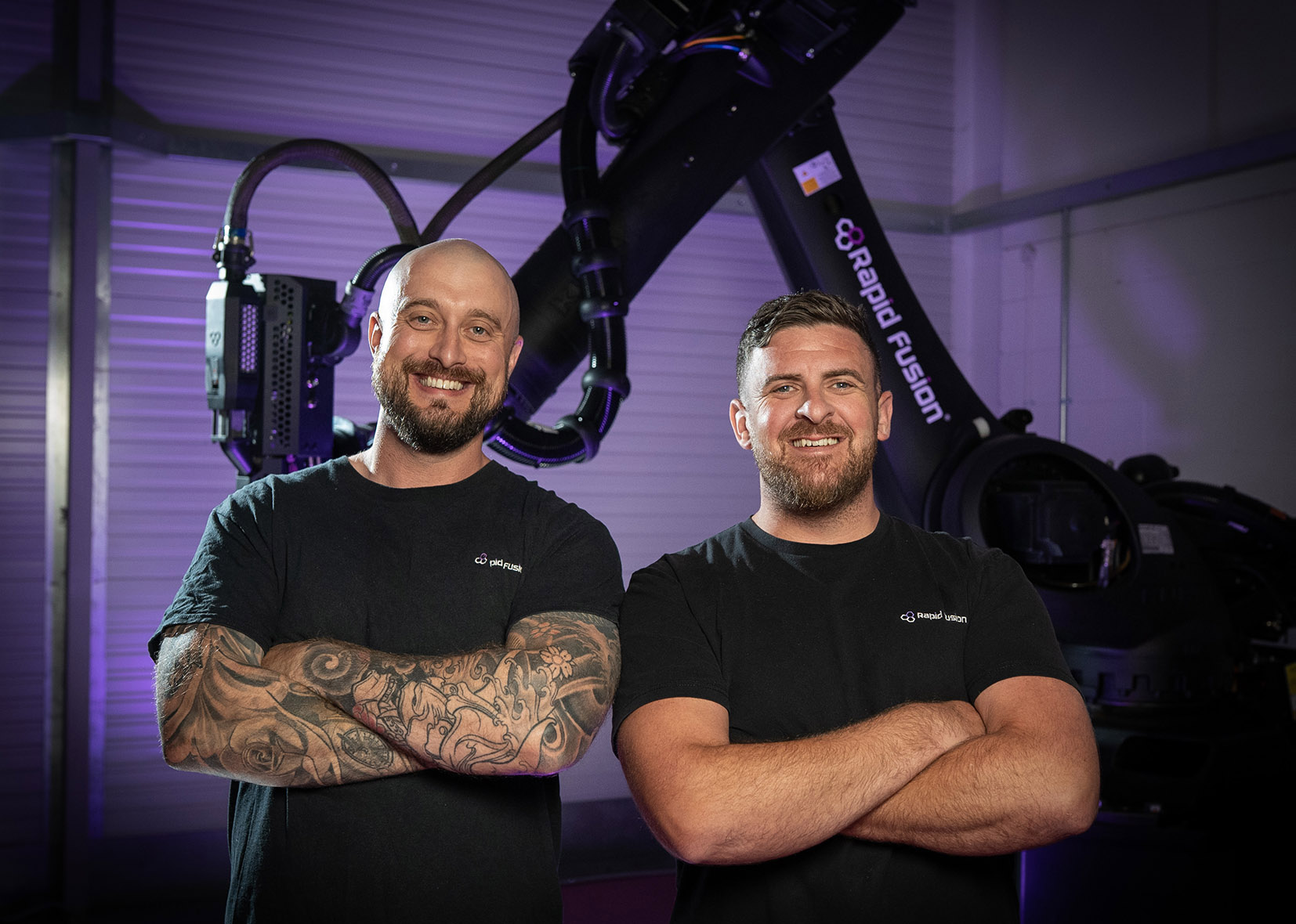 (Rapid Fusion CEO) and Martin Jewell (Rapid Fusion CTO) (L)